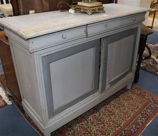 A French painted buffet W.136cm